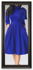 Robe bleue